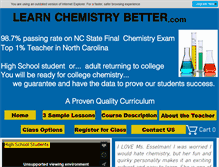 Tablet Screenshot of learnchemistrybetter.com